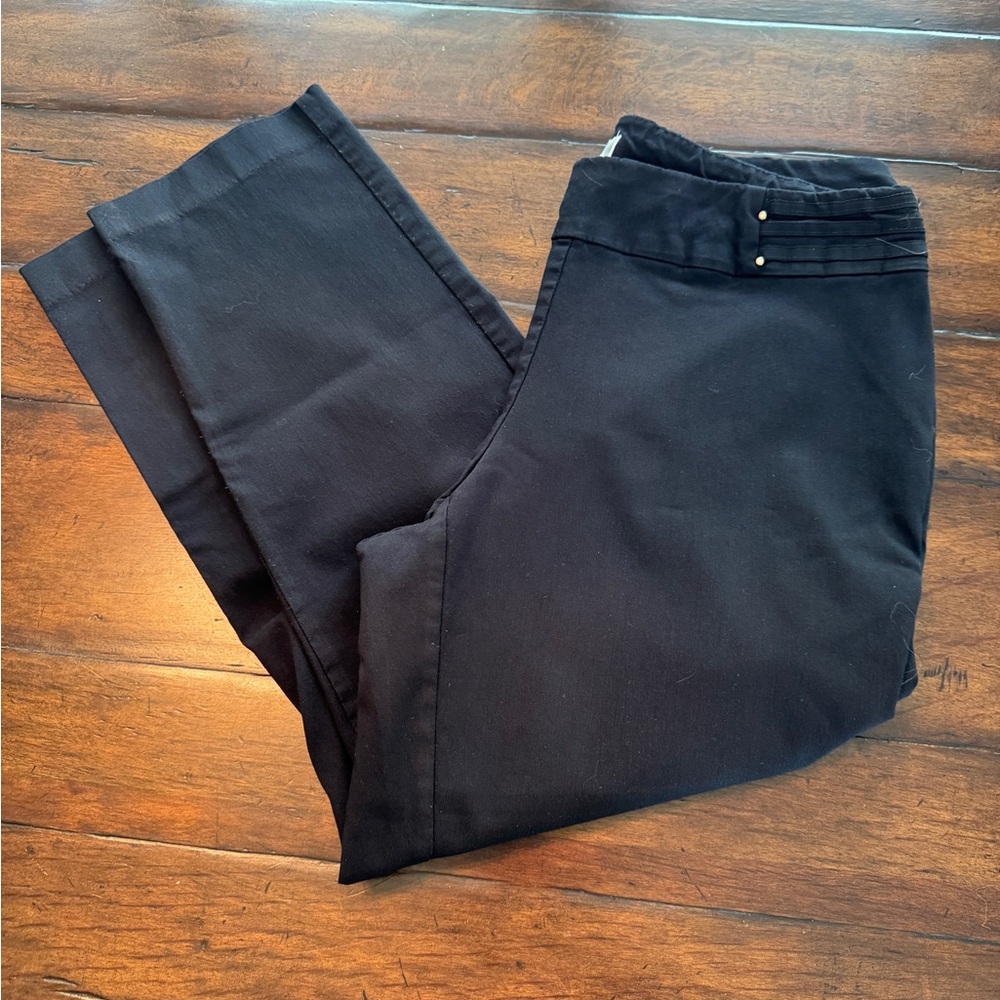 J M Collection Black Trousers- Size 16WP